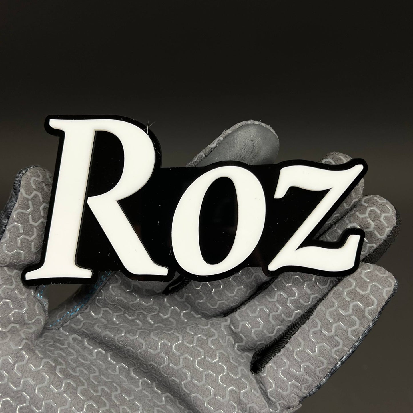 1PC Roz 3D Acrylic Badge - Car Truck Emblem Fender Tailgate Trunk Sticker