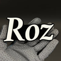 1PC Roz 3D Acrylic Badge - Car Truck Emblem Fender Tailgate Trunk Sticker