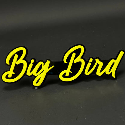 1PC Big Bird 3D Acrylic Badge - Car Truck Emblem Fender Tailgate Trunk Sticker