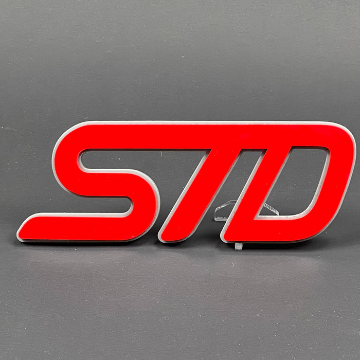 STD 3D Acrylic Badge - Car Truck Emblem Fender Tailgate Trunk Sticker