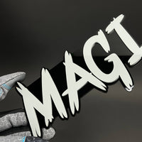 1PC MAGI 3D Acrylic Badge - Car Truck Emblem Fender Tailgate Trunk Sticker