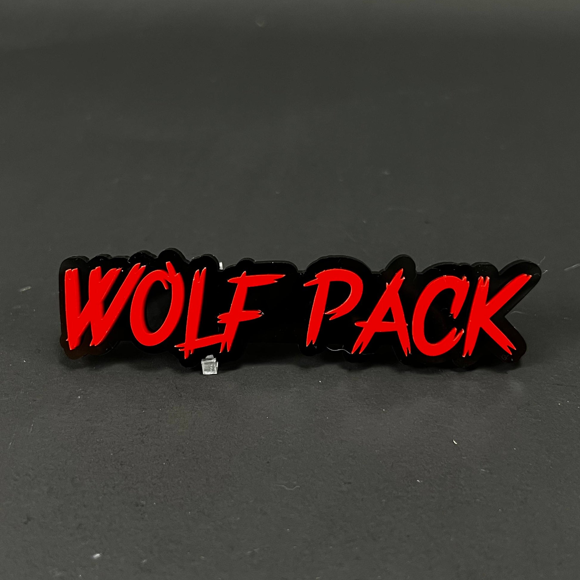1PC WOLF PACK 3D Acrylic Badge - Car Truck Emblem Fender Tailgate Trunk Sticker