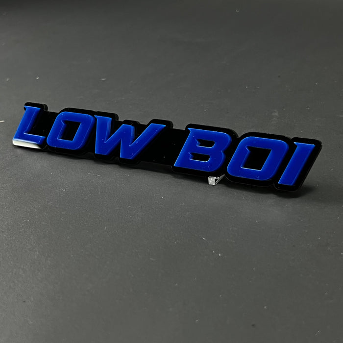 1PC LOW BOI 3D Acrylic Badge - Car Truck Emblem Fender Tailgate Trunk Sticker