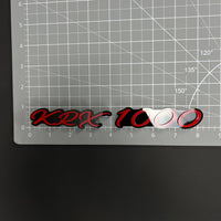 1PC KRX 1000 3D Acrylic Badge - Car Truck Emblem Fender Tailgate Trunk Sticker