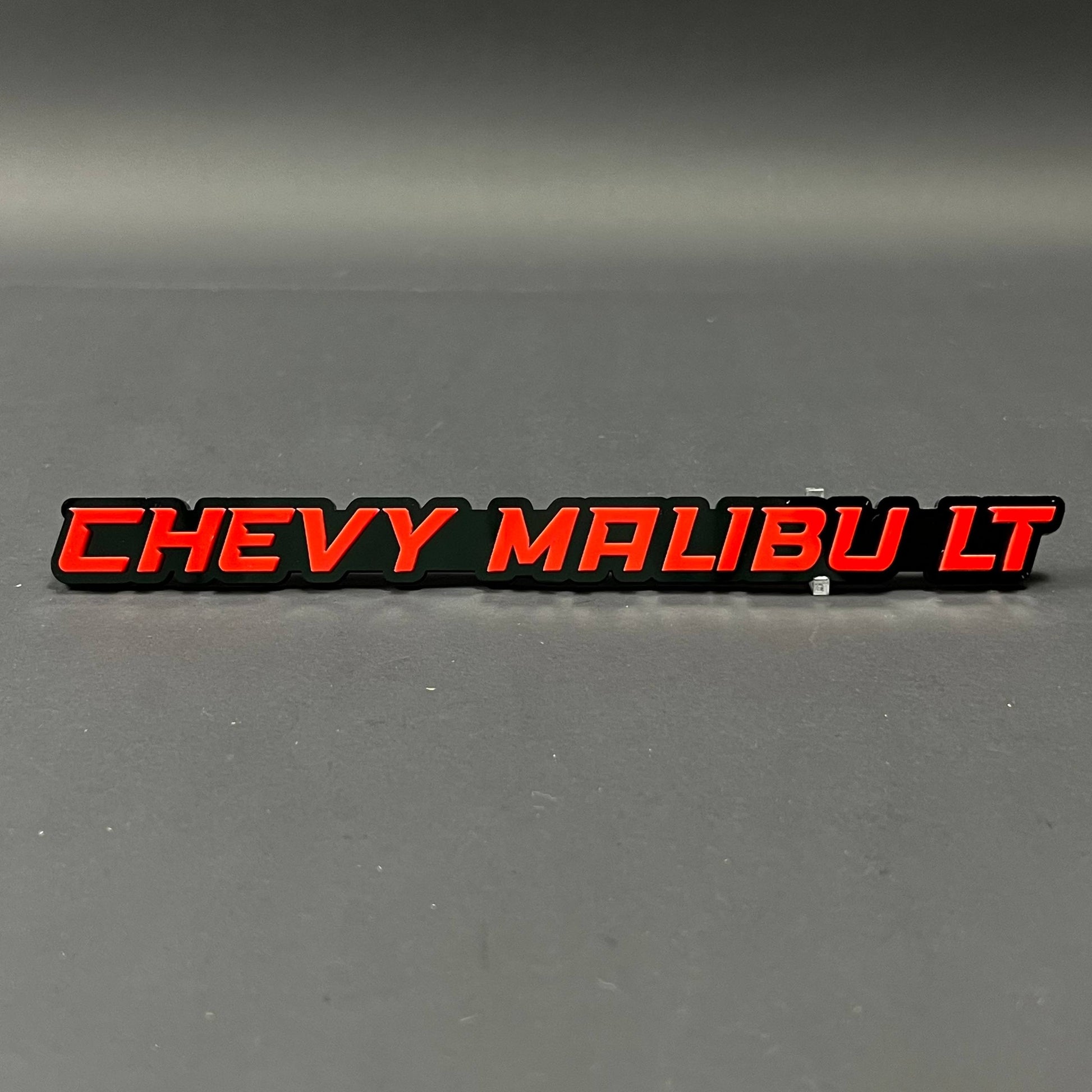 1PC CHEVY MALIBU LT 3D Acrylic Badge - Car Truck Emblem Fender Sticker