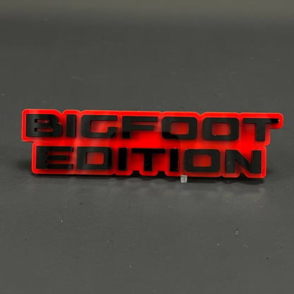 1PC BIGFOOT EDITION 3D Acrylic Badge - Car Truck Emblem Fender Sticker