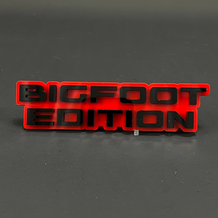 1PC BIGFOOT EDITION 3D Acrylic Badge - Car Truck Emblem Fender Sticker