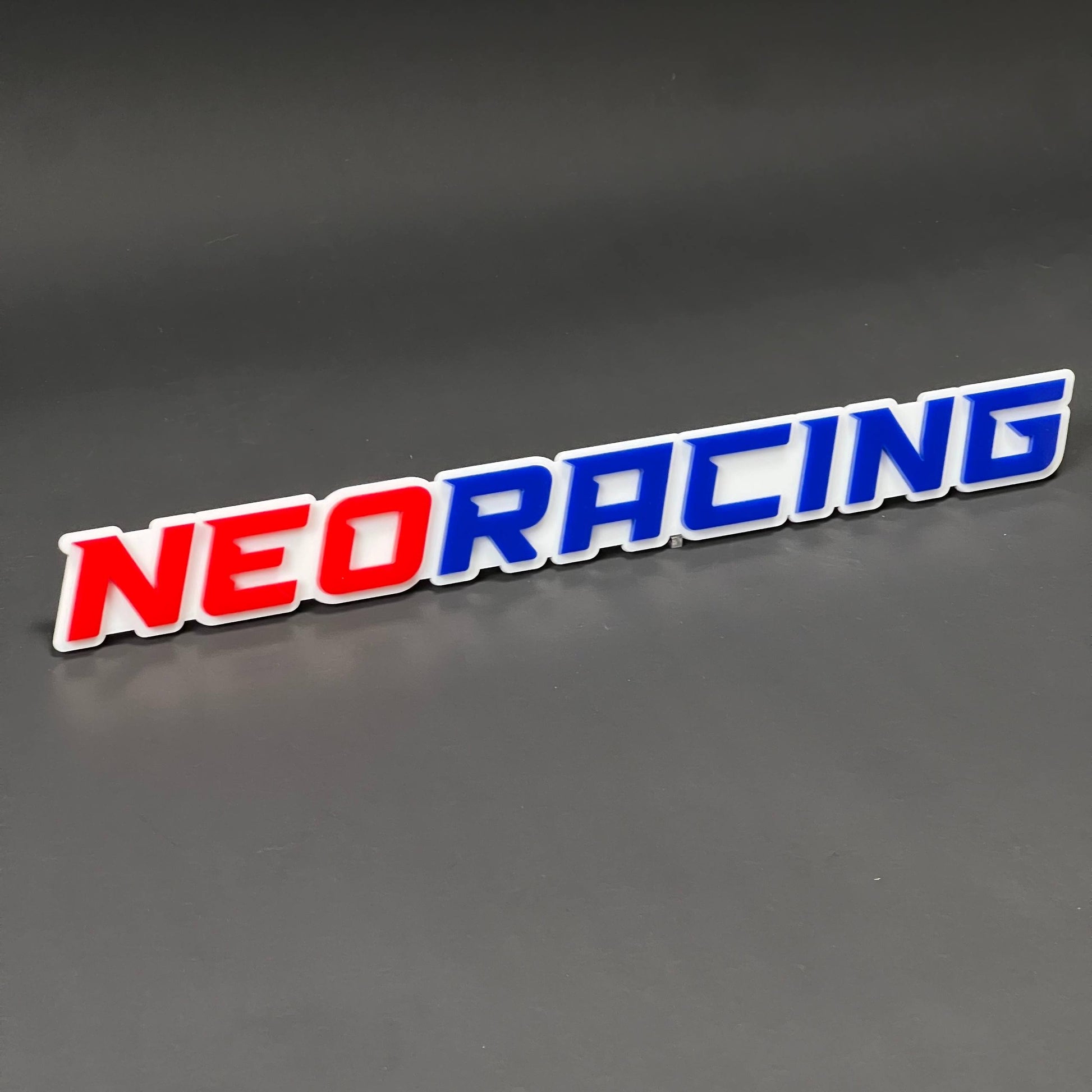 1PC NEORACING 3D Acrylic Badge - Car Truck Emblem Fender Tailgate Trunk Sticker