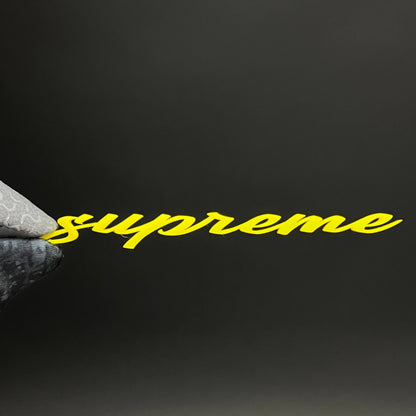 1PC supreme 3D Acrylic Badge - Car Truck Emblem Fender Tailgate Trunk Sticker