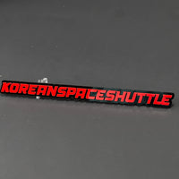 1PC KOREANSPACESHUTTLE 3D Acrylic Badge - Car Truck Emblem Fender Sticker