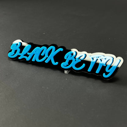 1PC Black Betty 3D Acrylic Badge - Car Truck Emblem Fender Sticker
