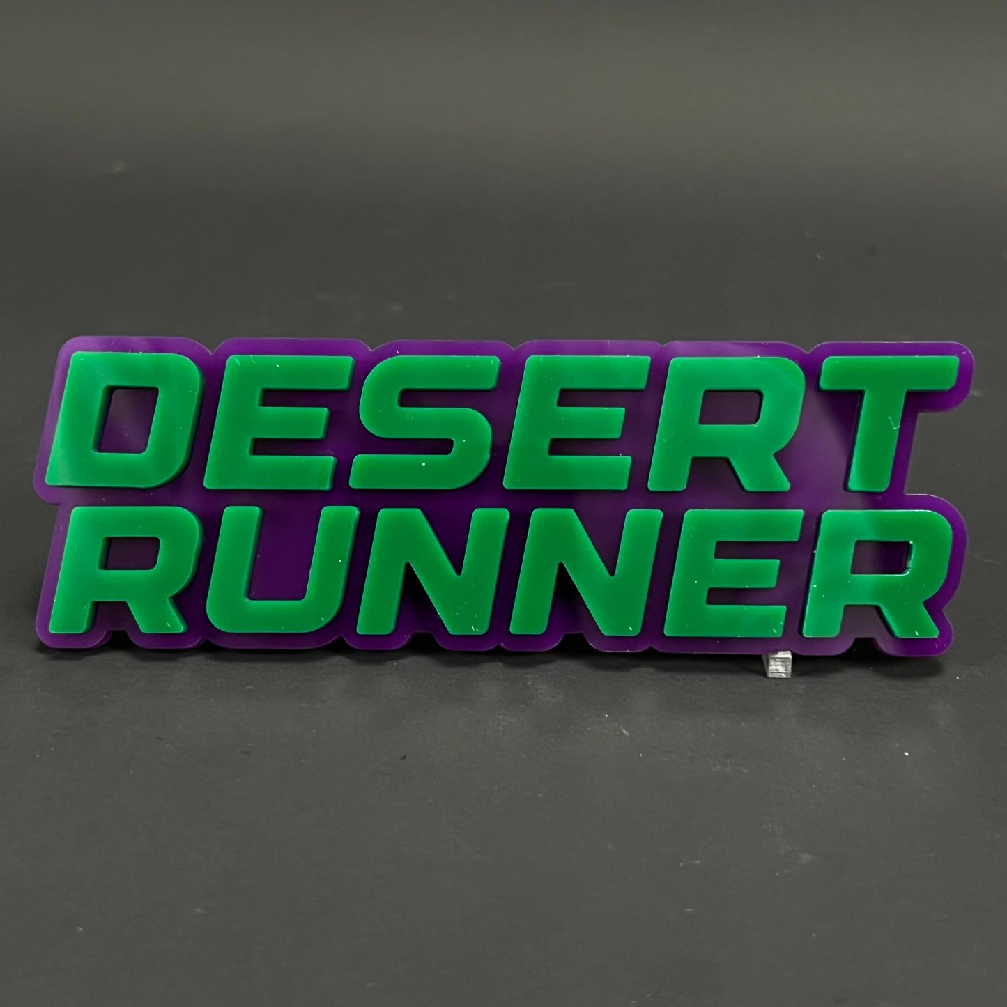 1PC DESERT RUNNER 3D Acrylic Badge - Car Truck Emblem Fender Sticker
