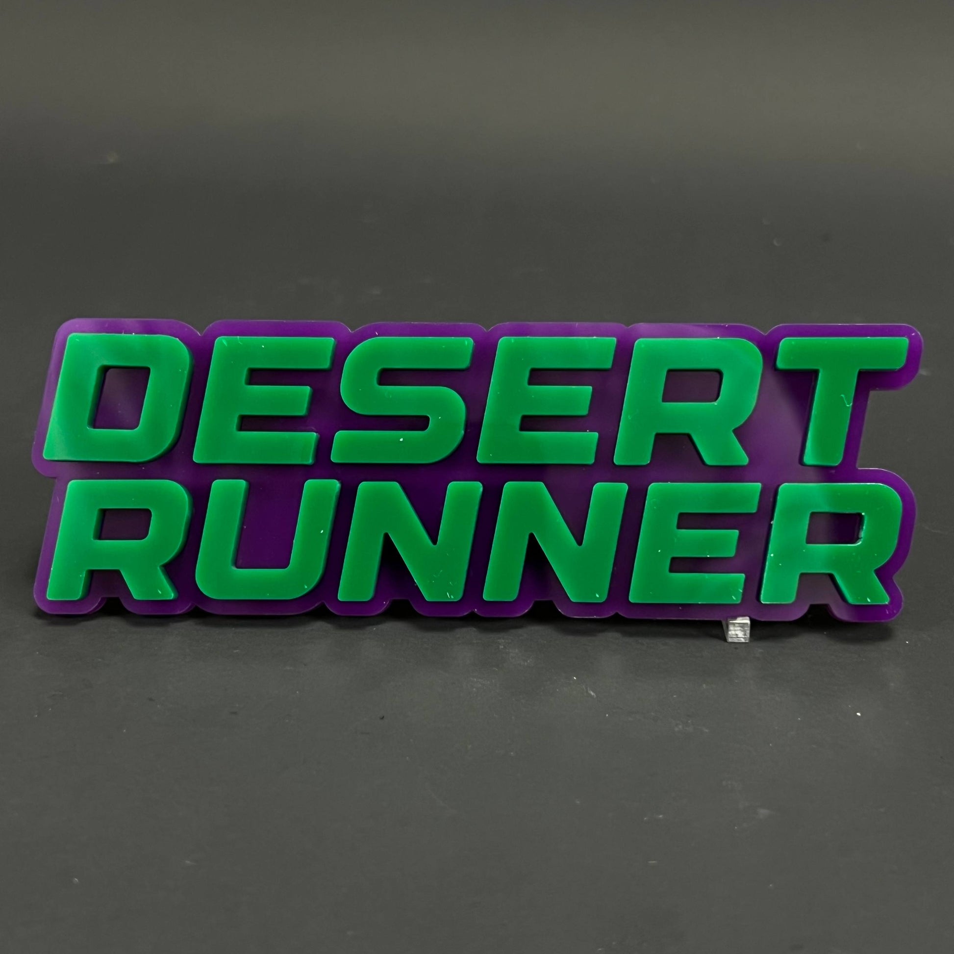 1PC DESERT RUNNER 3D Acrylic Badge - Car Truck Emblem Fender Sticker