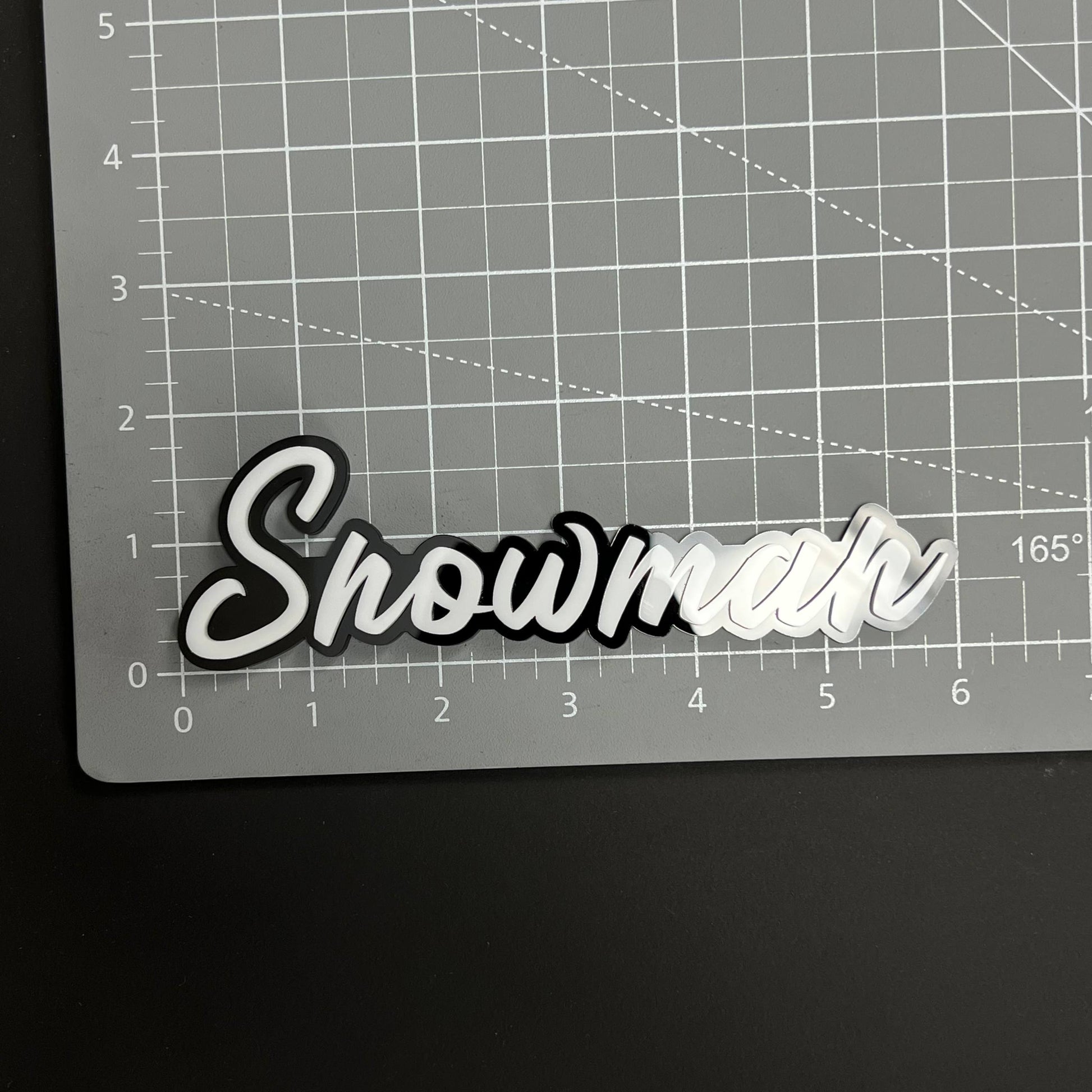 1PC Snowman 3D Acrylic Badge - Car Truck Emblem Fender Tailgate Trunk Sticker
