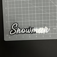 1PC Snowman 3D Acrylic Badge - Car Truck Emblem Fender Tailgate Trunk Sticker