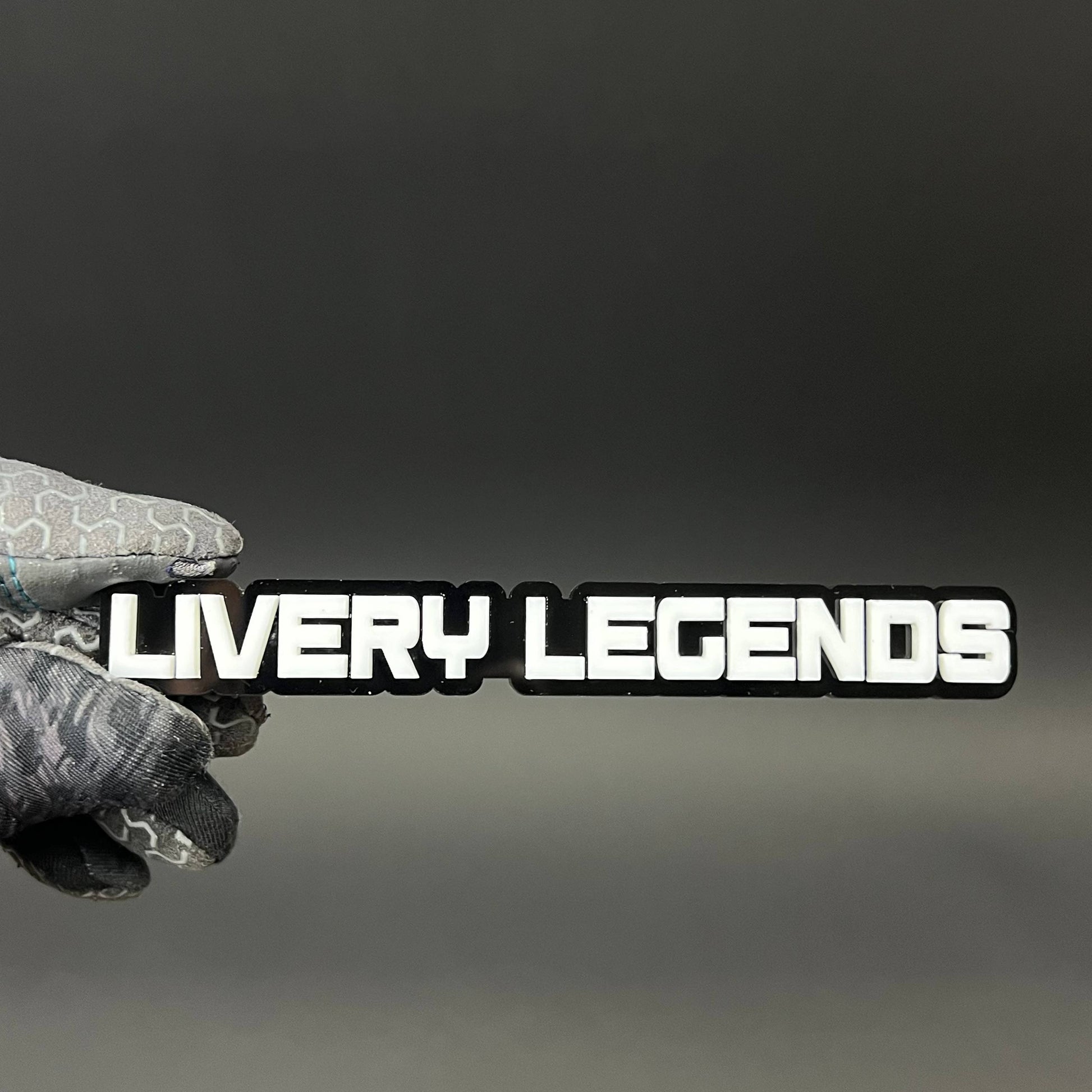 1PC LIVERY LEGENDS 3D Acrylic Badge - Car Truck Emblem Fender Sticker