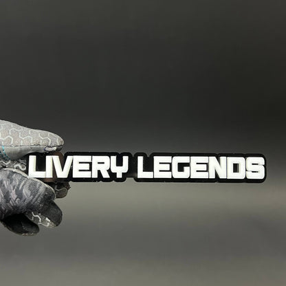 1PC LIVERY LEGENDS 3D Acrylic Badge - Car Truck Emblem Fender Sticker