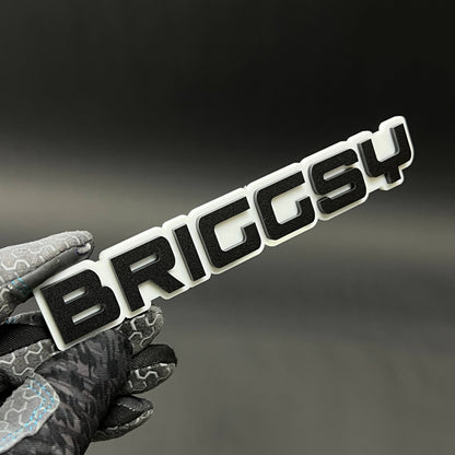 1PC BRIGGSY 3D Acrylic Badge - Car Truck Emblem Fender Tailgate Trunk Sticker