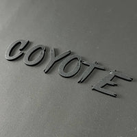 1PC COYOTE 3D Acrylic Badge - Car Truck Emblem Fender Tailgate Trunk Sticker