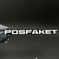 1PC POSFAKET 3D Acrylic Badge - Car Truck Emblem Fender Tailgate Trunk Sticker