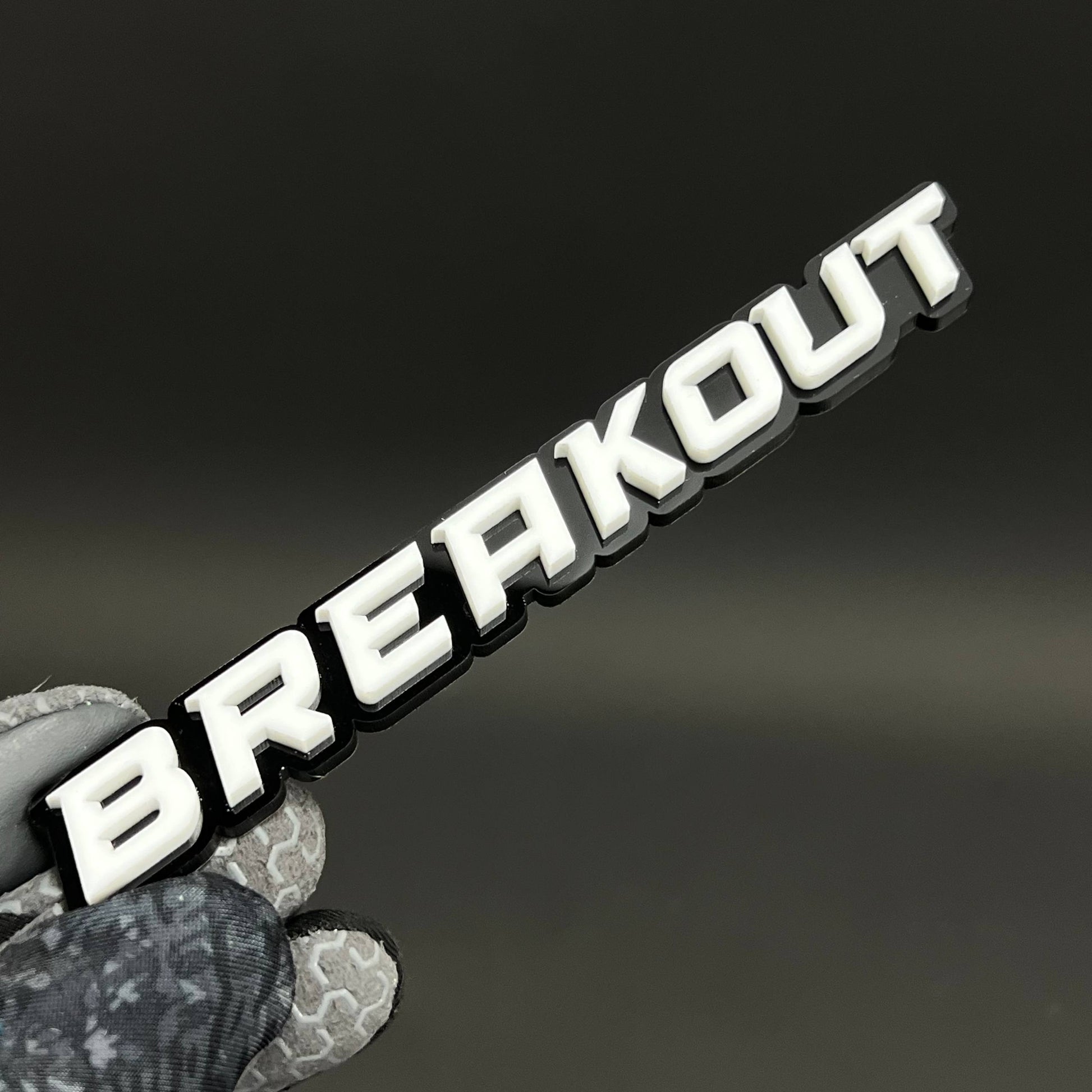 1PC BREAKOUT 3D Acrylic Badge - Car Truck Emblem Fender Tailgate Trunk Sticker