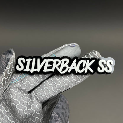 1PC SILVERBACK SS 3D Acrylic Badge - Car Truck Emblem Fender Sticker