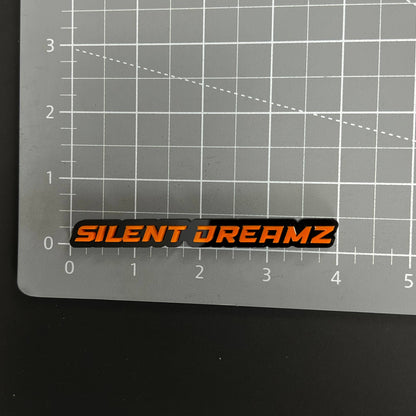 1PC SILENT DREAMZ 3D Acrylic Badge - Car Truck Emblem Fender Sticker