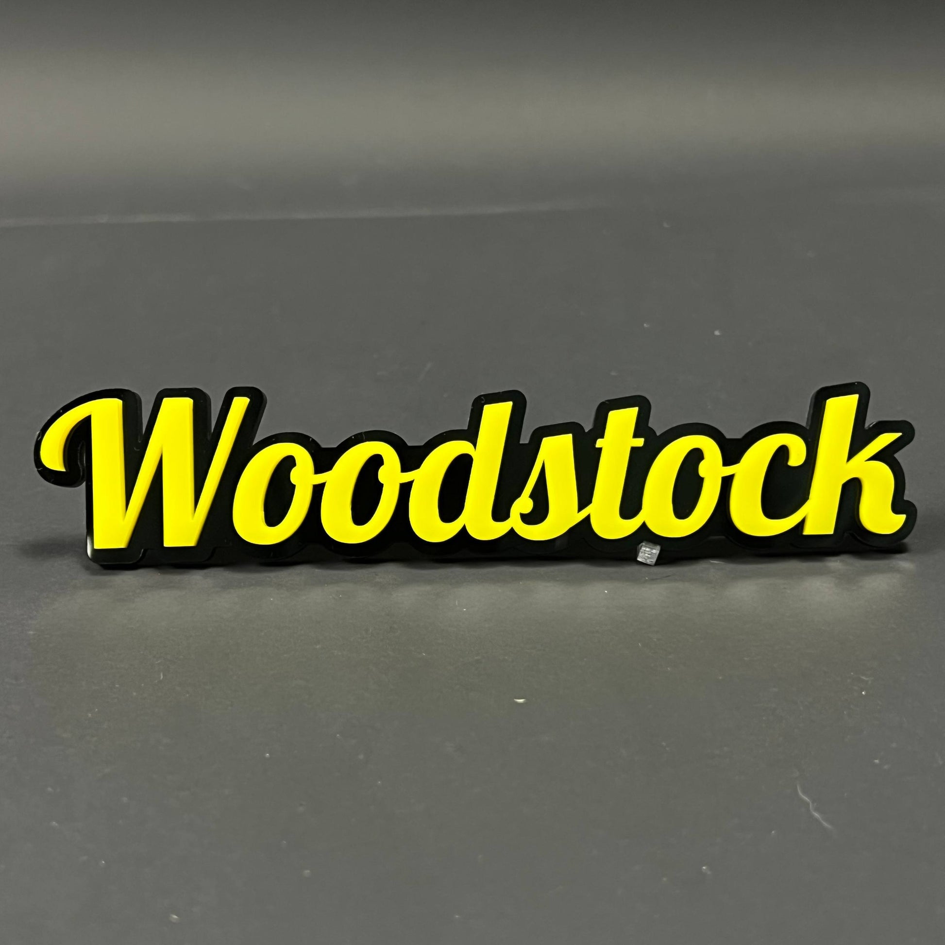 1PC Woodstock 3D Acrylic Badge - Car Truck Emblem Fender Tailgate Trunk Sticker