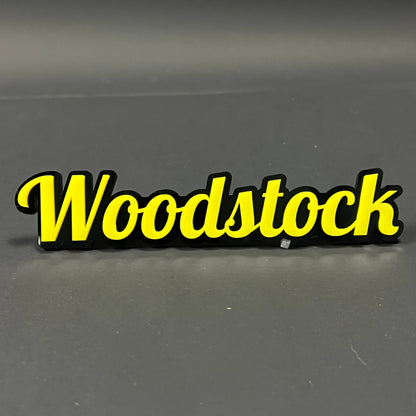 1PC Woodstock 3D Acrylic Badge - Car Truck Emblem Fender Tailgate Trunk Sticker