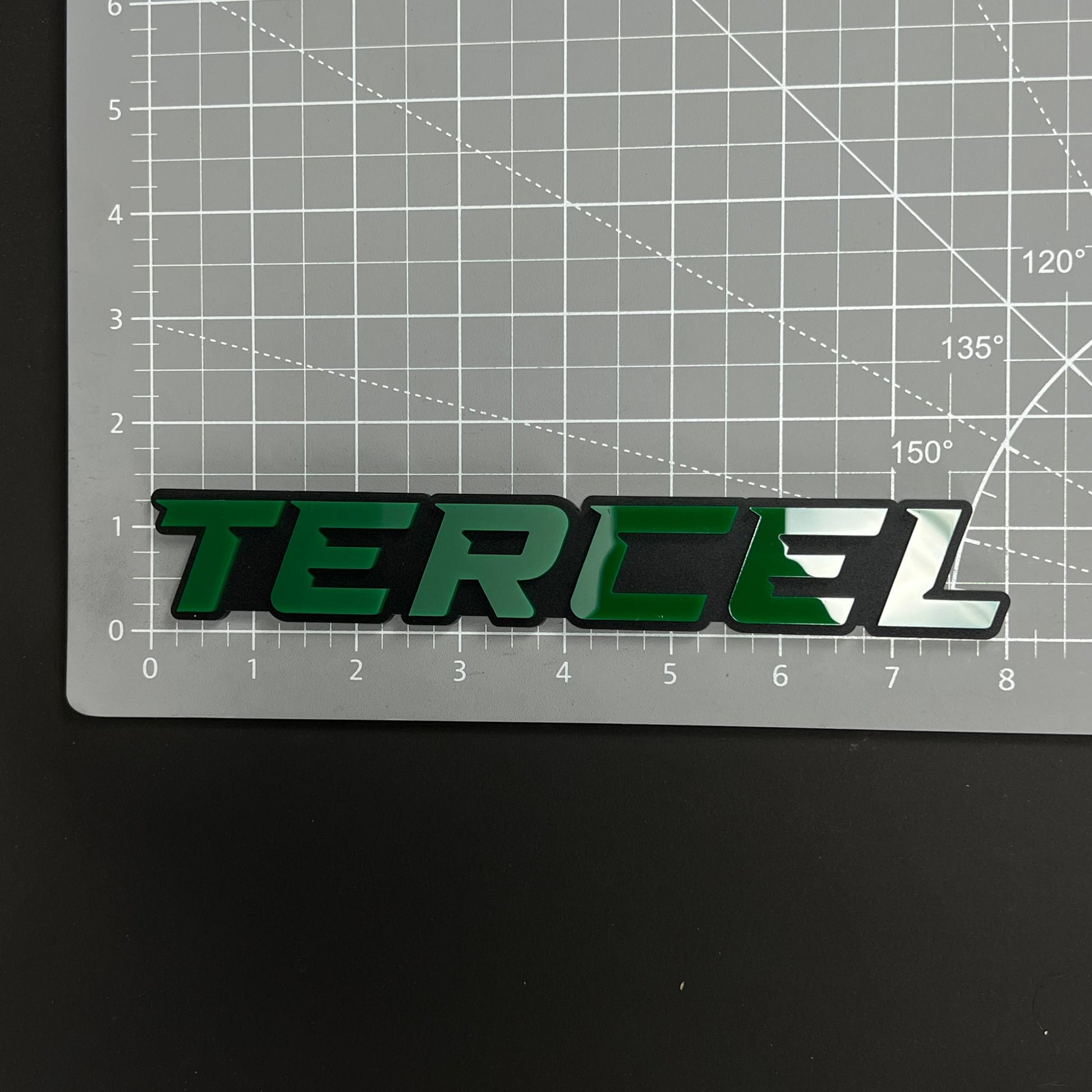 1PC TERCEL 3D Acrylic Badge - Car Truck Emblem Fender Tailgate Trunk Sticker