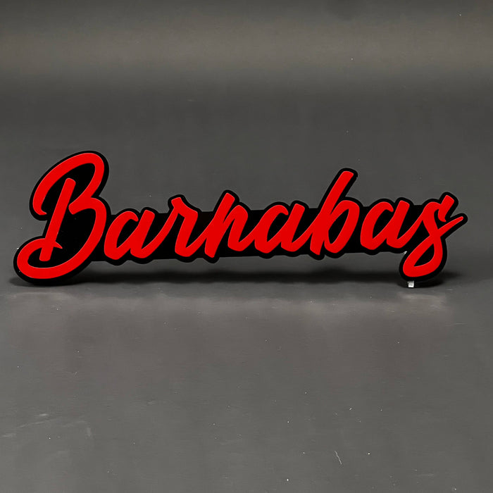1PC Barnabas 3D Acrylic Badge - Car Truck Emblem Fender Tailgate Trunk Sticker