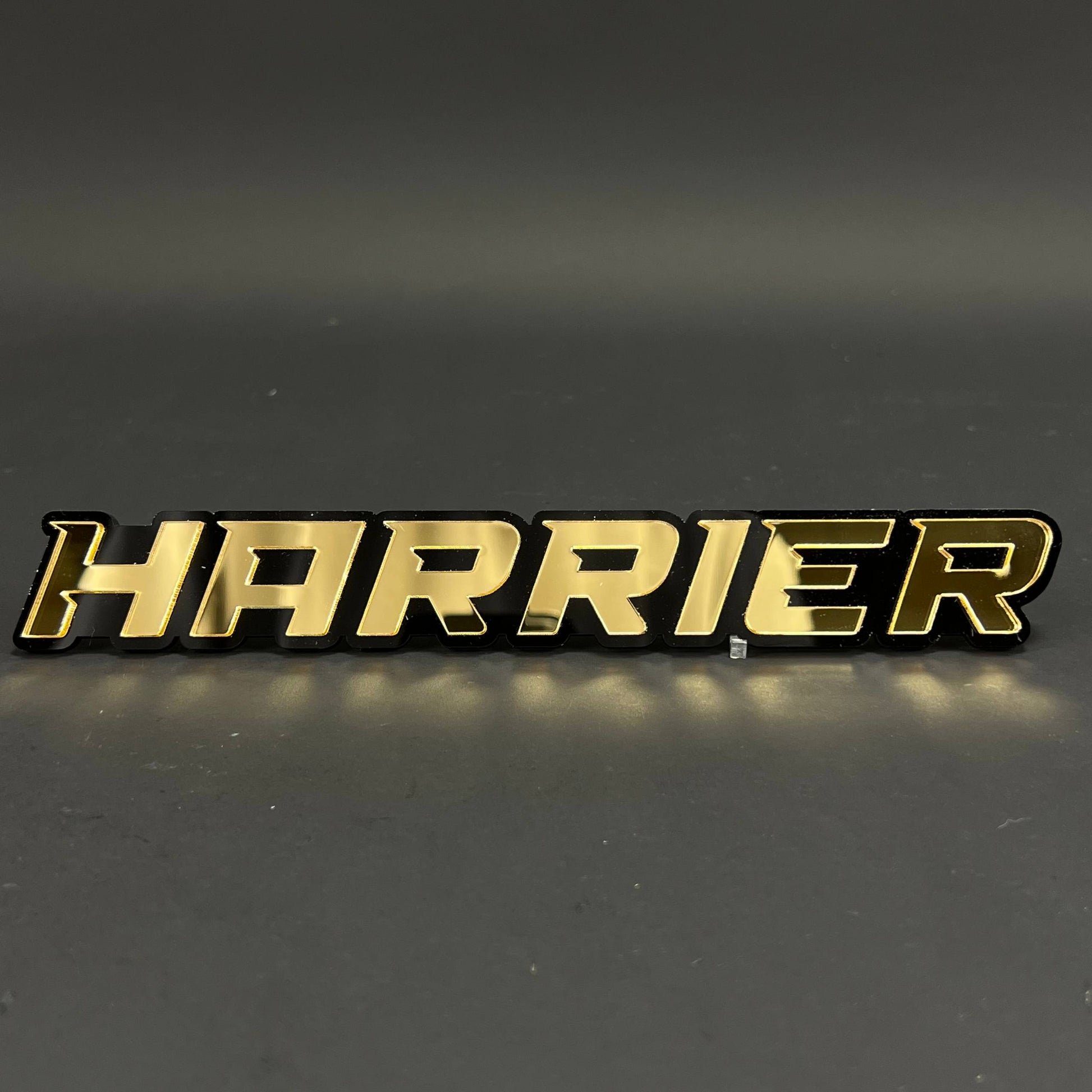 1PC HARRIER 3D Acrylic Badge - Car Truck Emblem Fender Tailgate Trunk Sticker