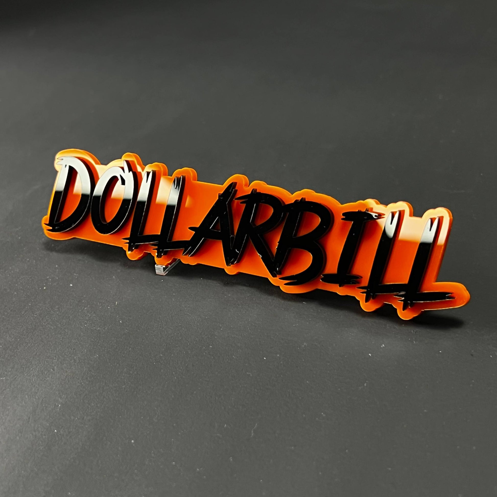 1PC DOLLARBILL 3D Acrylic Badge - Car Truck Emblem Fender Tailgate Trunk Sticker