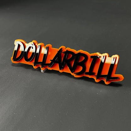 1PC DOLLARBILL 3D Acrylic Badge - Car Truck Emblem Fender Tailgate Trunk Sticker