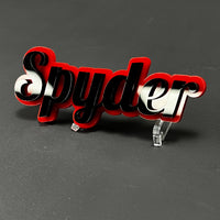 1PC Spyder 3D Acrylic Badge - Car Truck Emblem Fender Tailgate Trunk Sticker