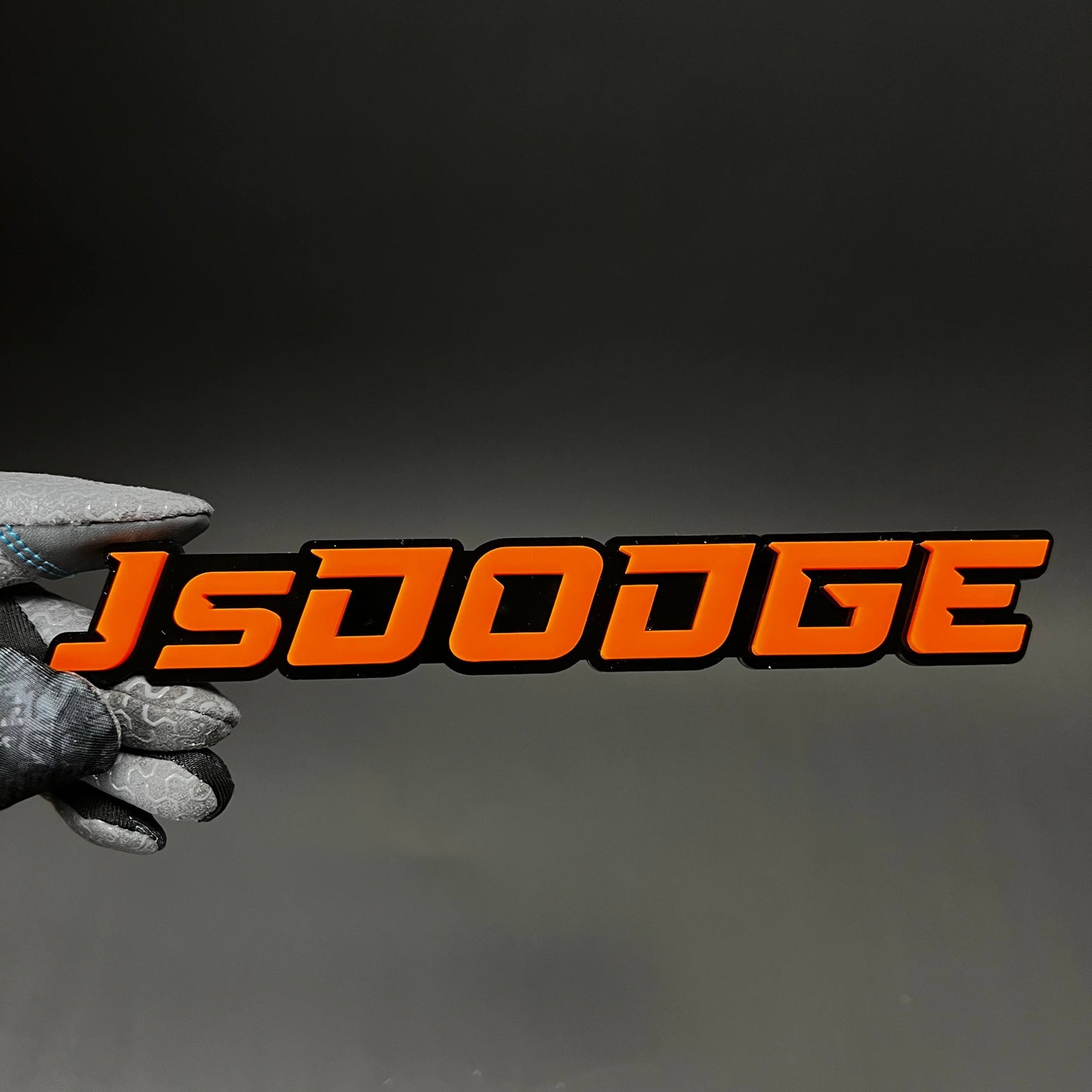 1PC JsDODGE 3D Acrylic Badge - Car Truck Emblem Fender Tailgate Trunk Sticker