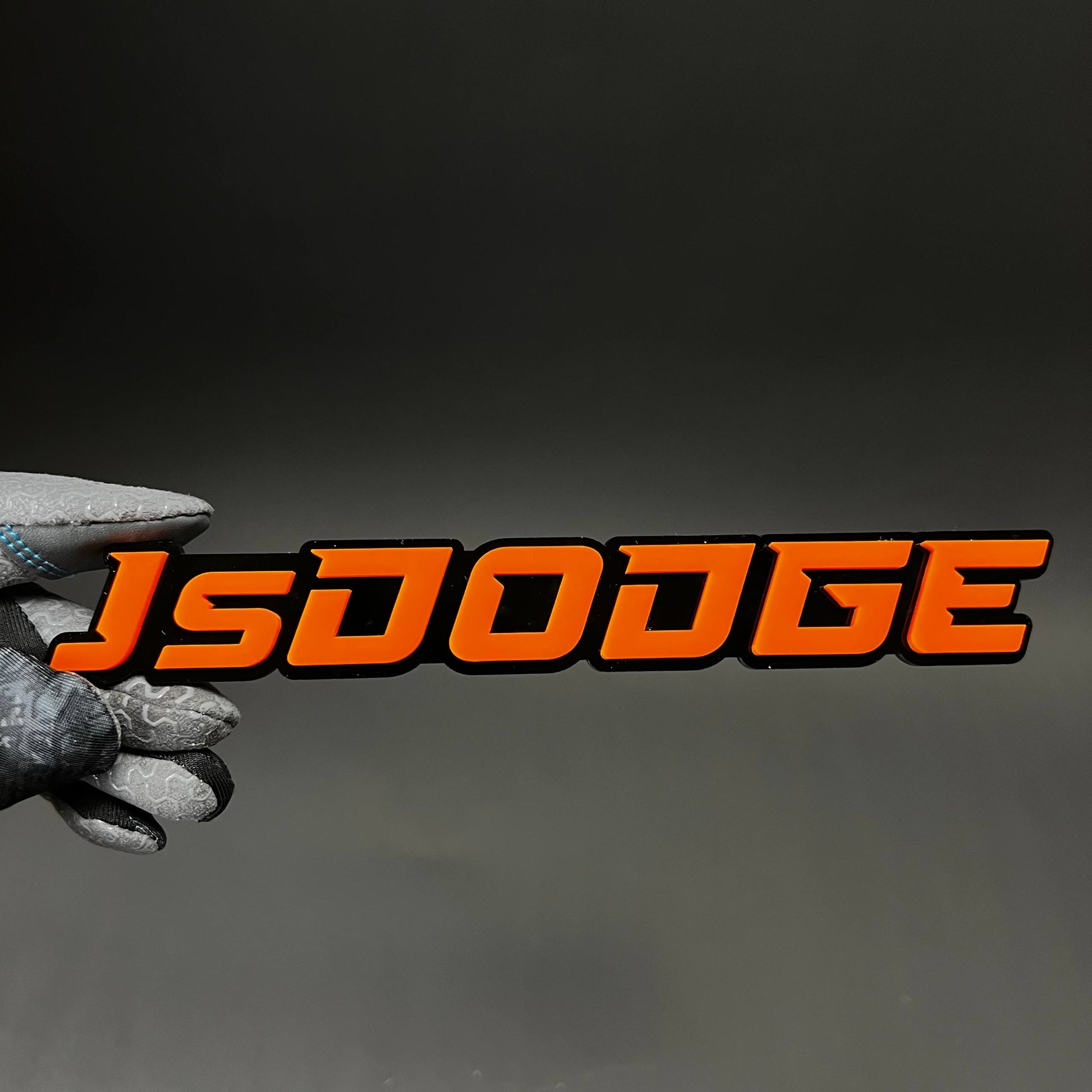 1PC JsDODGE 3D Acrylic Badge - Car Truck Emblem Fender Tailgate Trunk Sticker