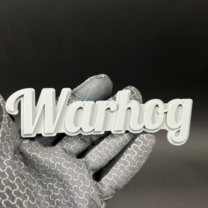 1PC Warhog 3D Acrylic Badge - Car Truck Emblem Fender Tailgate Trunk Sticker