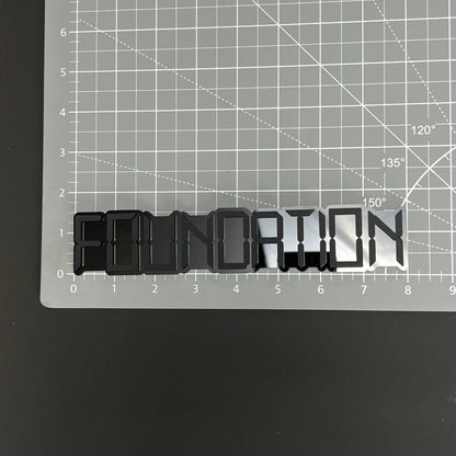 1PC FOUNDATION 3D Acrylic Badge - Car Truck Emblem Fender Tailgate Trunk Sticker