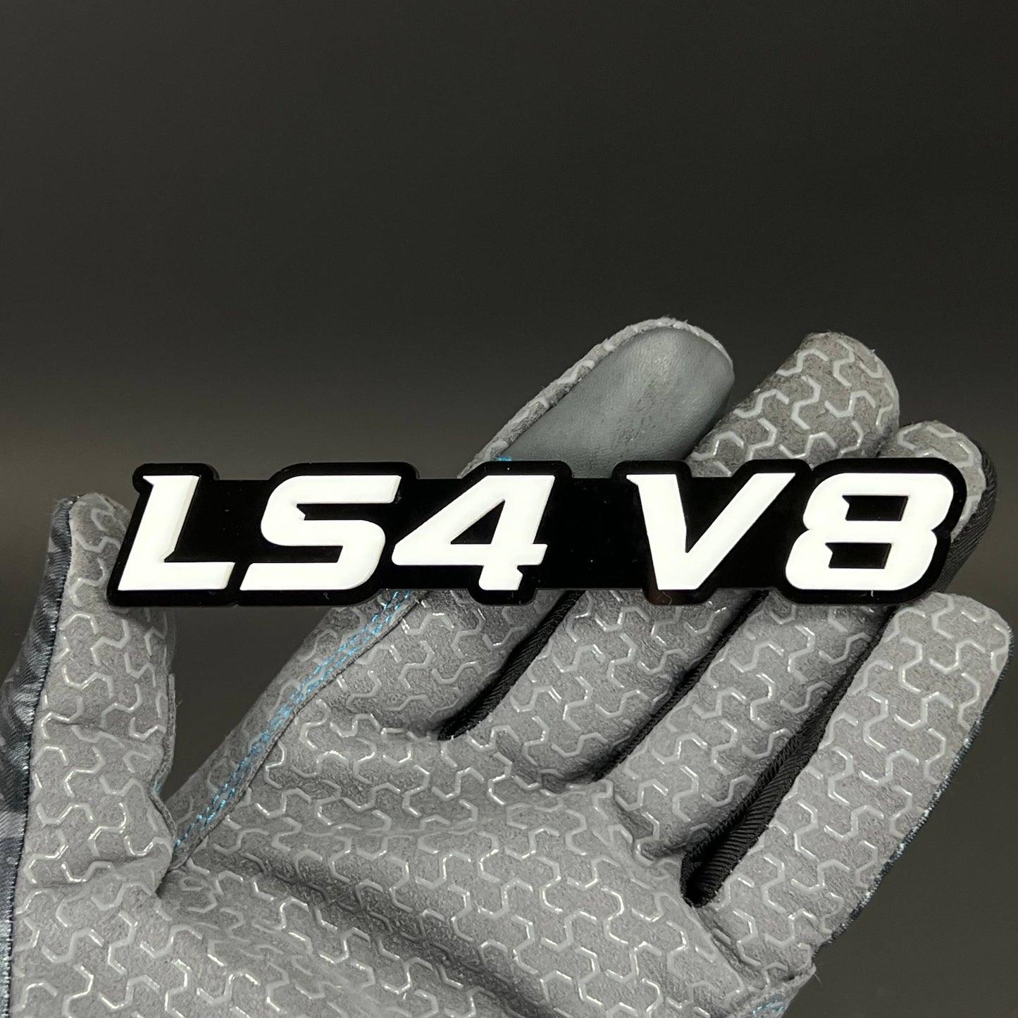 1PC LS4 V8 3D Acrylic Badge - Car Truck Emblem Fender Tailgate Trunk Sticker