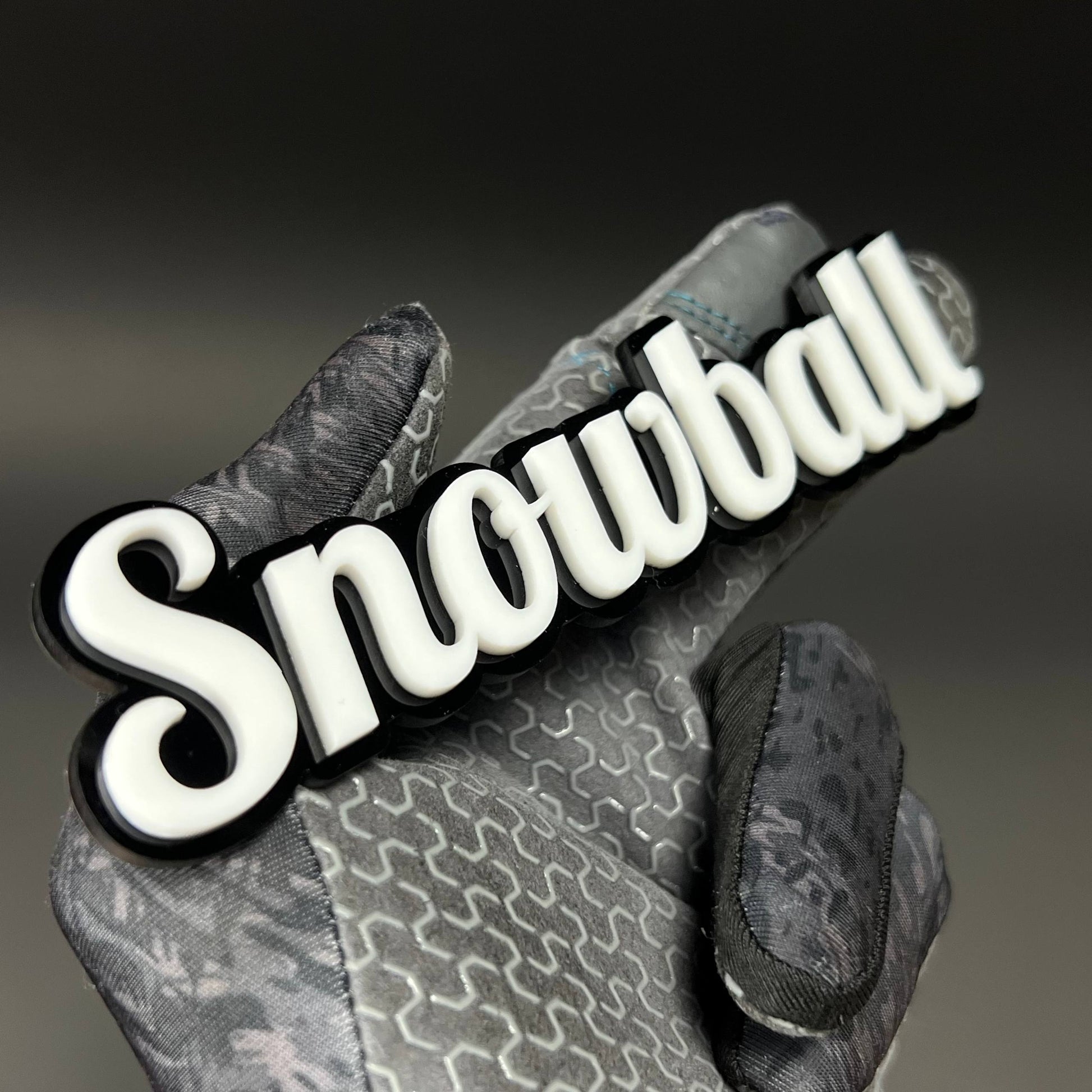 1PC Snowball 3D Acrylic Badge - Car Truck Emblem Fender Tailgate Trunk Sticker