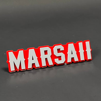 1PC MARSAII 3D Acrylic Badge - Car Truck Emblem Fender Tailgate Trunk Sticker
