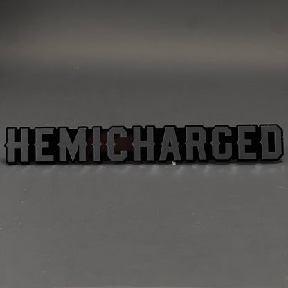 1PC HEMICHARGED 3D Acrylic Badge - Car Truck Emblem Fender Sticker