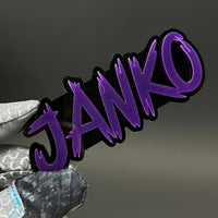 1PC JANKO 3D Acrylic Badge - Car Truck Emblem Fender Tailgate Trunk Sticker
