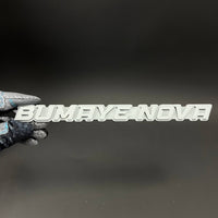 1PC BUMAYE NOVA 3D Acrylic Badge - Car Truck Emblem Fender Sticker