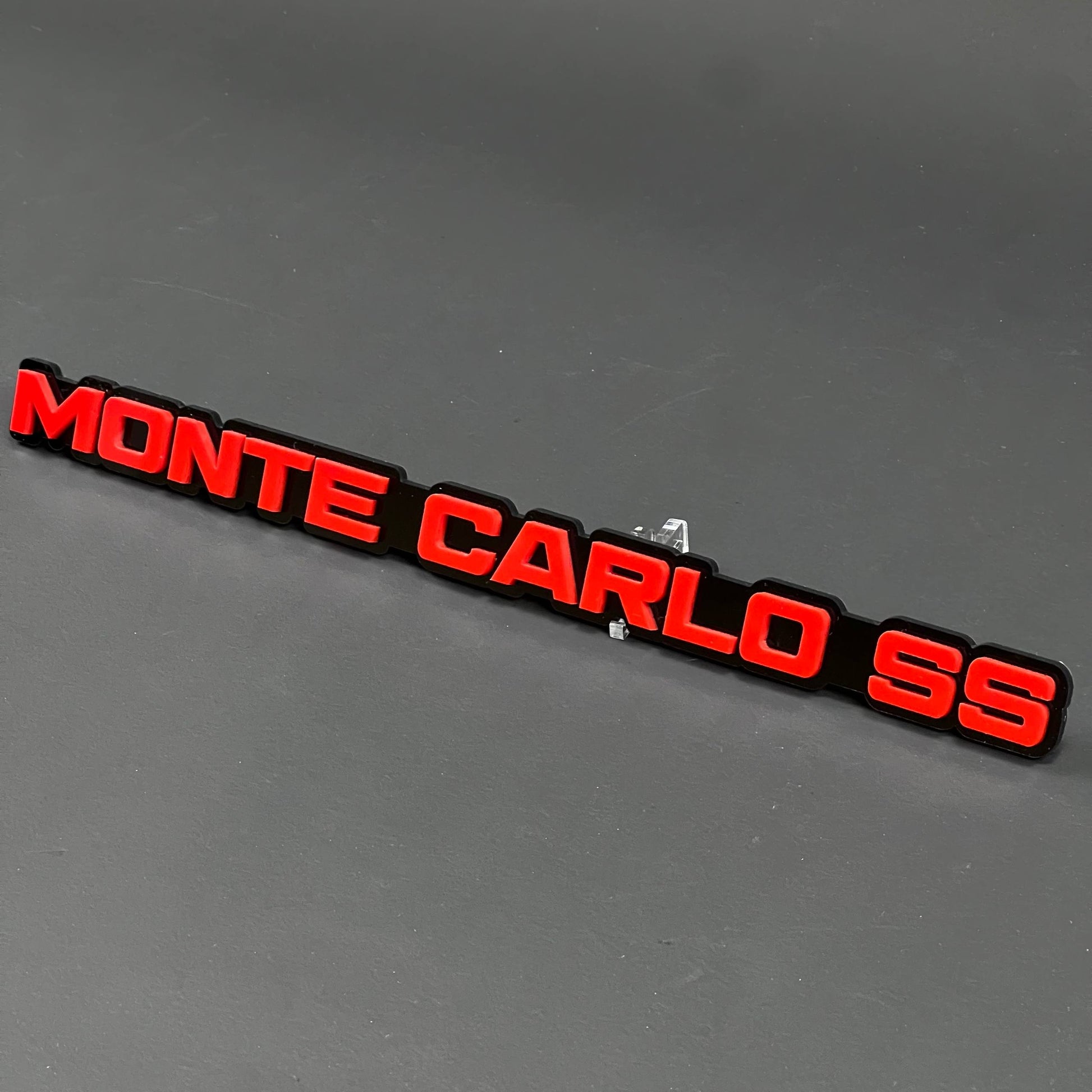 1PC MONTE CARLO SS 3D Acrylic Badge - Car Truck Emblem Fender Tailgate Trunk Sticker