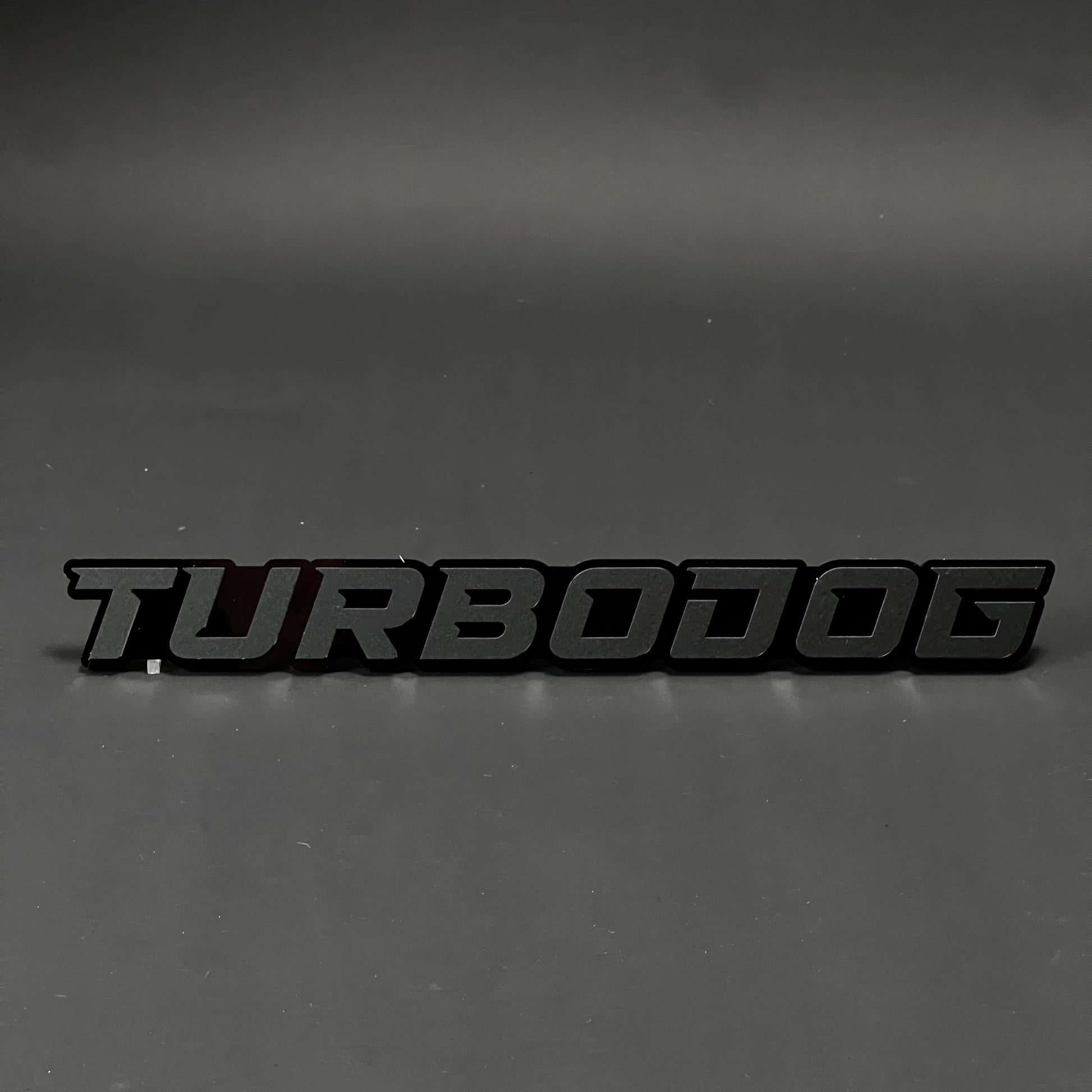 1PC TURBODOG 3D Acrylic Badge - Car Truck Emblem Fender Tailgate Trunk Sticker