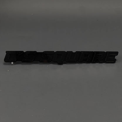 1PC S SQUARE 3D Acrylic Badge - Car Truck Emblem Fender Tailgate Trunk Sticker
