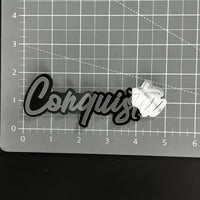 1PC Conquista 3D Acrylic Badge - Car Truck Emblem Fender Tailgate Trunk Sticker