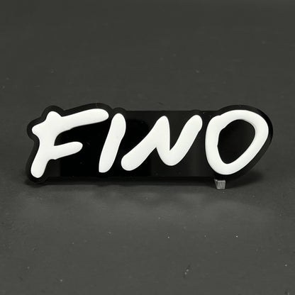 1PC FINO 3D Acrylic Badge - Car Truck Emblem Fender Tailgate Trunk Sticker